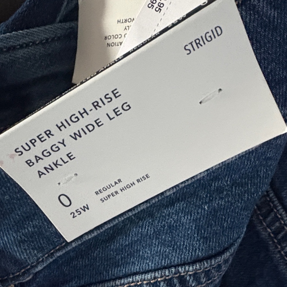 American Eagle Outfitters Women's Blue Flare Jeans size 0 - Picture 2 of 2